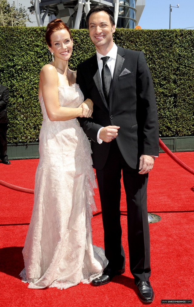 Annie Wersching and Stephen Full at 2014 Creative Arts Emmy Awards - 4