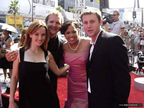 Annie Wersching, Sebastian Roche, Chandra Wilson at Daytime Emmy Awards 2007
