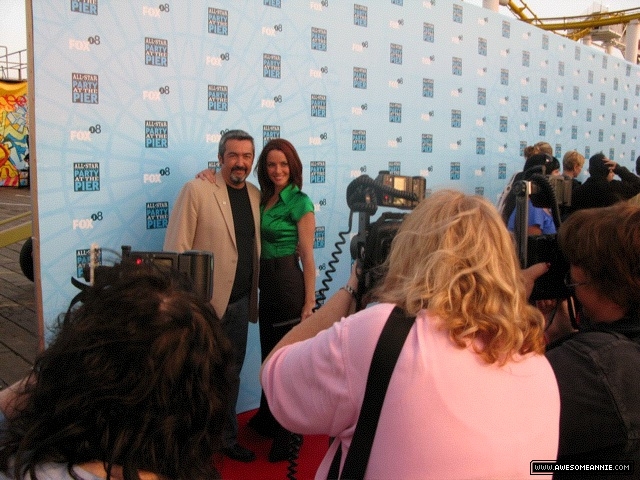 Annie Wersching and Jon Cassar at FOX All-Star Party