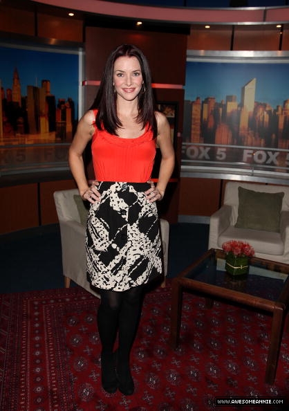 Annie Wersching visits Good Day NY 7