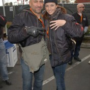 Annie Wersching and Carlo Rota pose at 24th Annual Love Ride