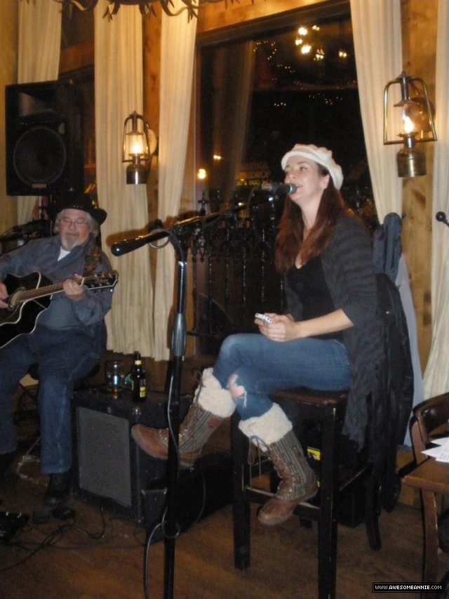 Annie Wersching singing at McNally's Irish Pub