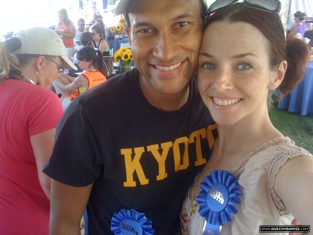 Annie Wersching and Keegan-Michael Key at 8th Annual Nuts for Mutts Dog Show