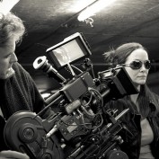 Annie Wersching behind the scenes of Sky's 24 promo shoot - 03