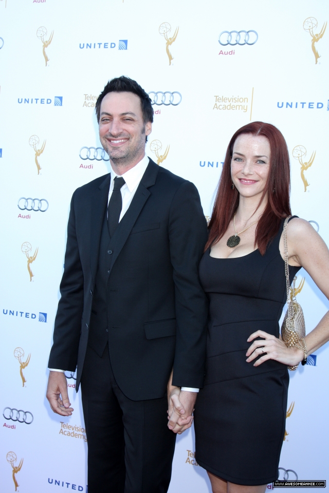 Annie Wersching and Stephen Full at Television Academy Performers Nominee Reception for The 66th Emmy Awards - 1