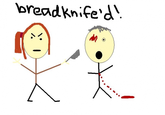 Breadknifed by TwentyfourGirl