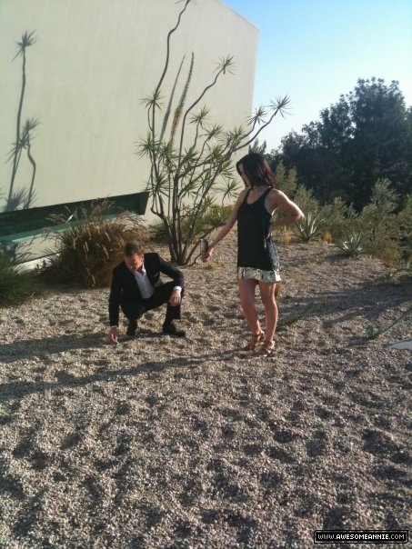 Annie Wersching and Kiefer Sutherland BTS Photo Shoot