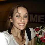 Annie Wersching during first day of General Hospital