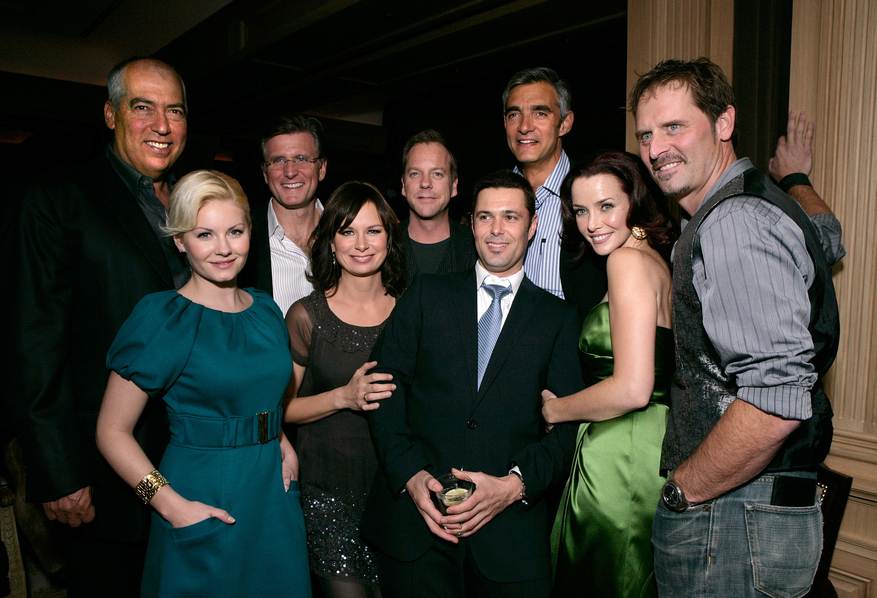 Annie Wersching and cast of 24 at Season 7 Premiere Party