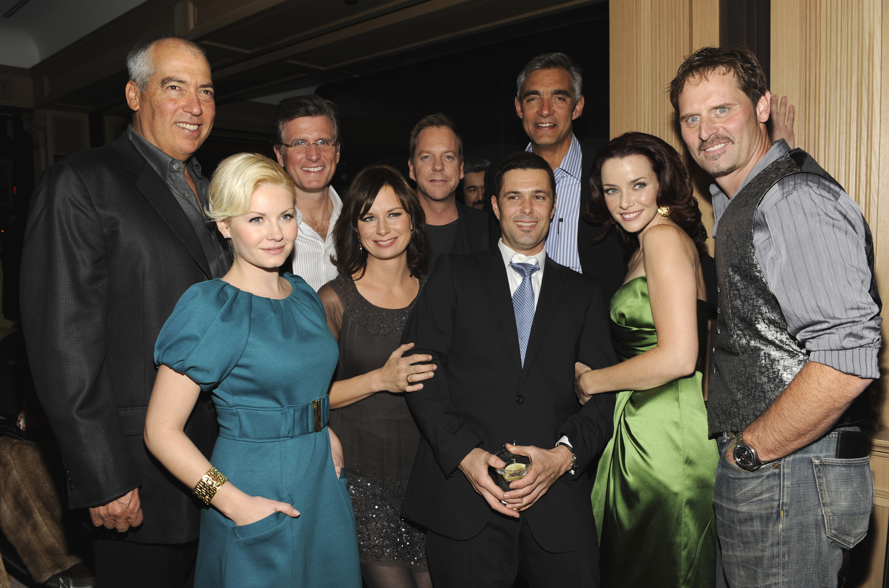 Annie Wersching and cast of 24 at Season 7 Premiere Party