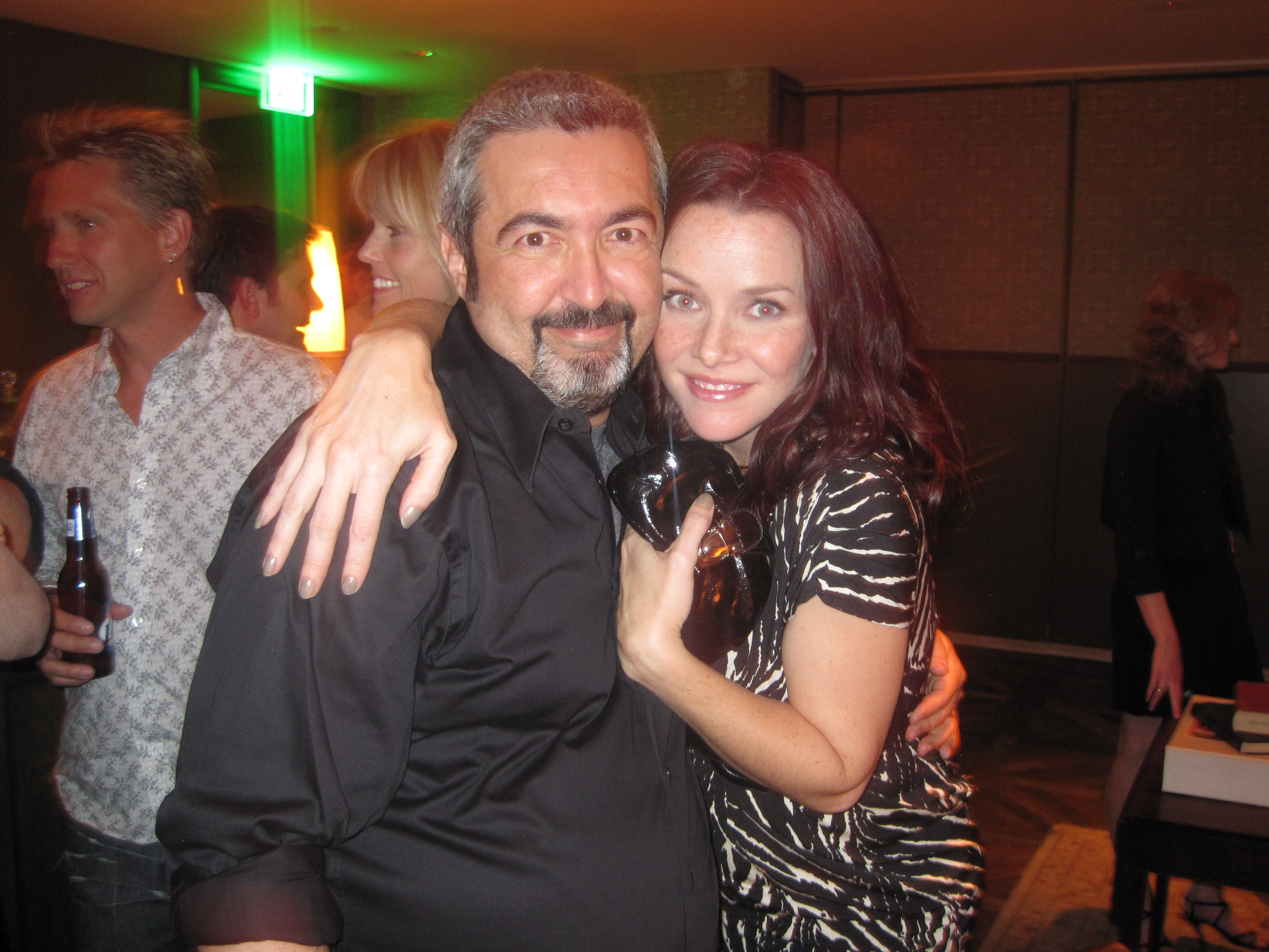 Annie Wersching and Jon Cassar at 24 Series Finale Party