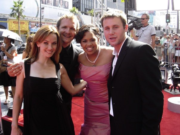 Annie Wersching, Sebastian Roche, Chandra Wilson at Daytime Emmy Awards 2007