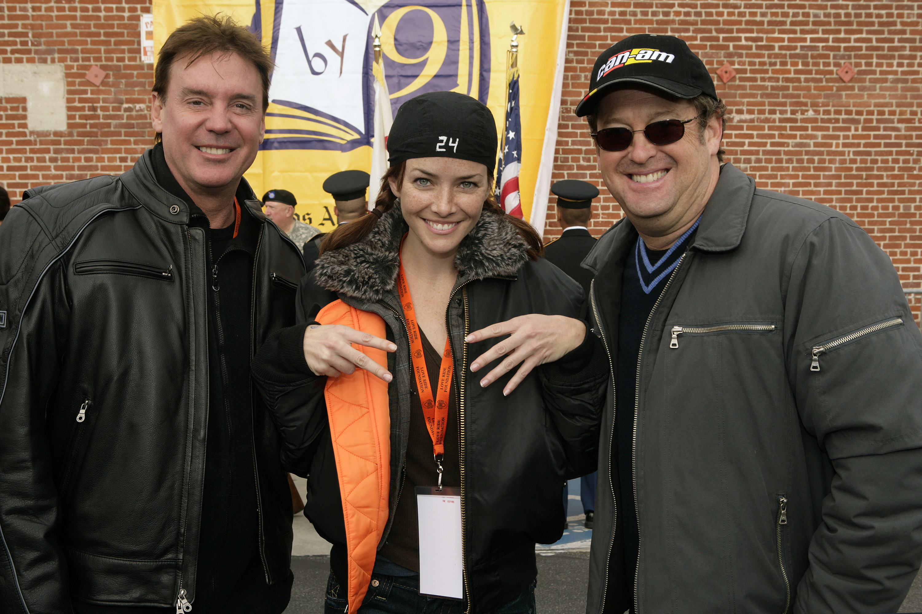 Annie Wersching, Mark Kriski, and Sam Rubin at 24th Annual Love Ride
