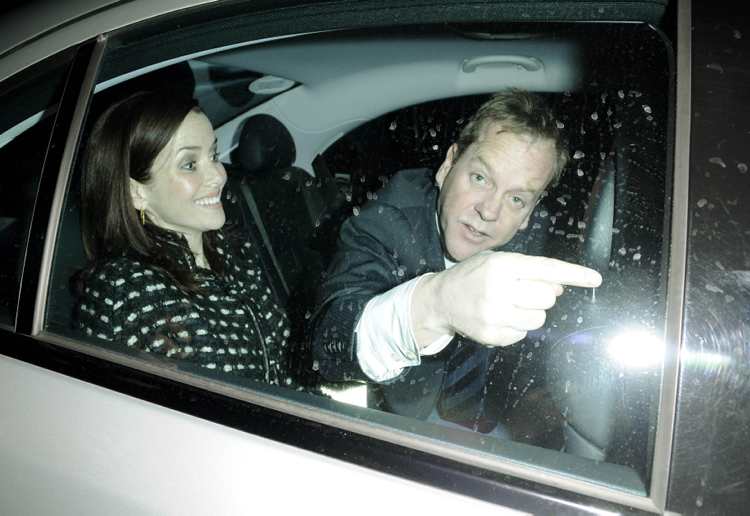 Annie Wersching and Kiefer Sutherland at 2009 Radio Times Covers Party - 01