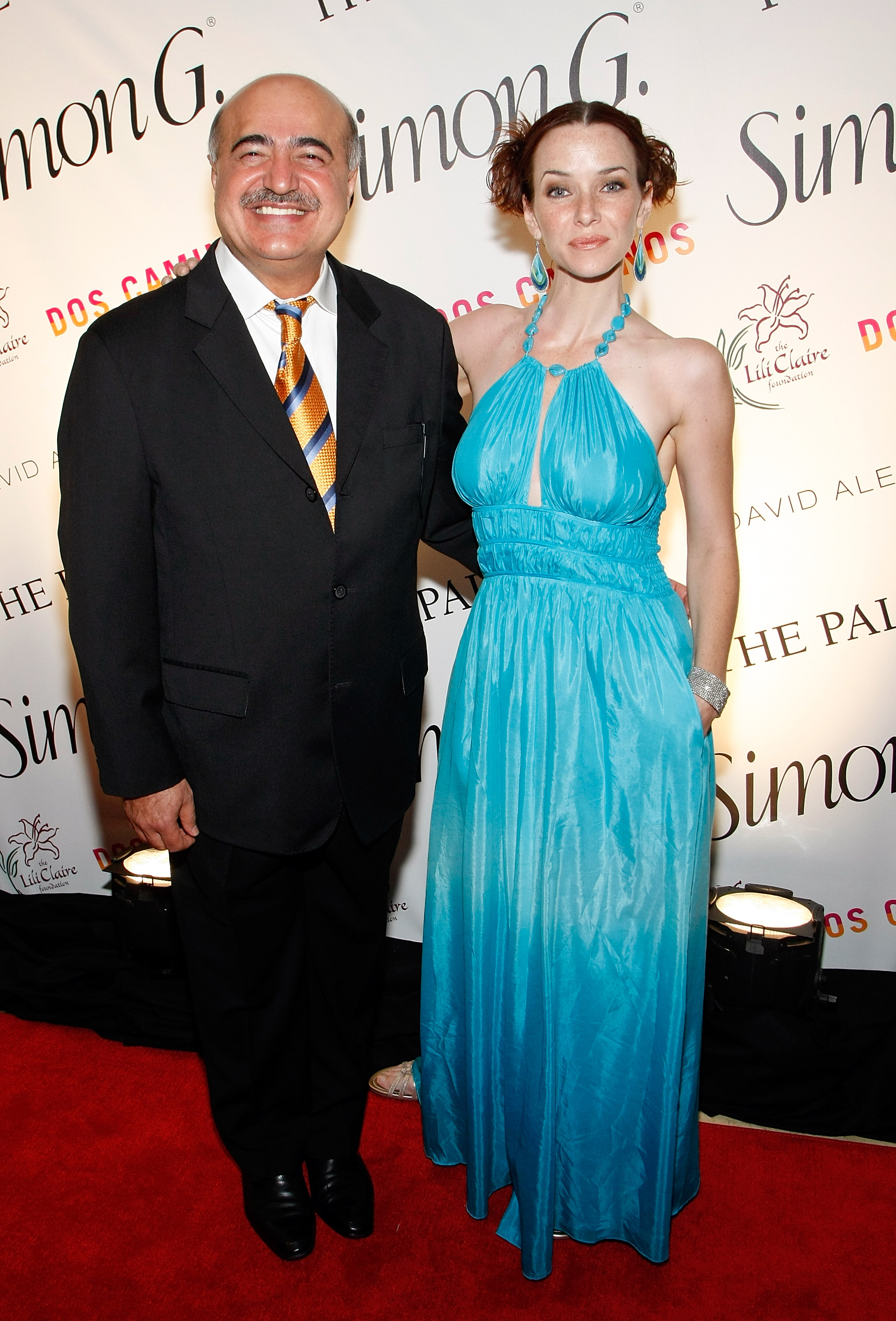 Annie Wersching and Jeweler Simon Ghanimian at Spring Bling benefit