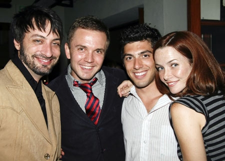 Annie Wersching with Stephen Full, Shane Scheel, and Steve Mazurek