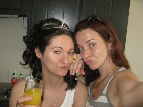 Annie Wersching with friend Mary McAteer