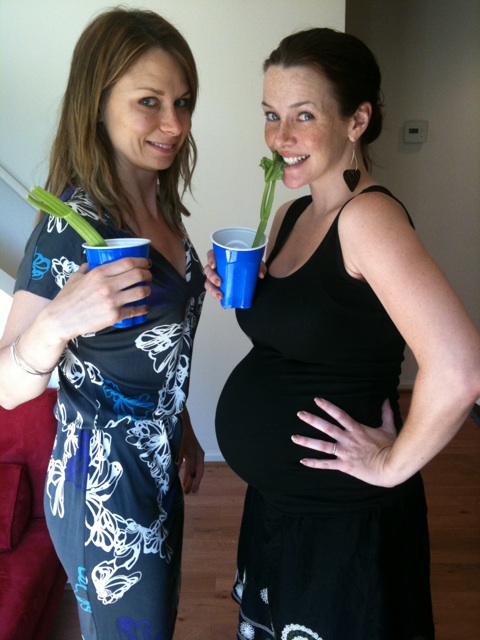 Mary Lynn Rajskub and pregnant Annie Wersching