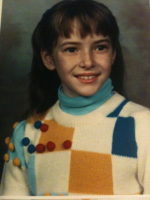 Annie Wersching child yearbook photo