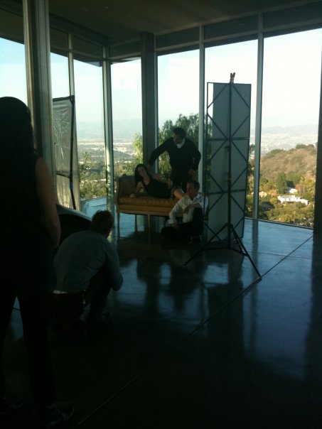Annie and Kiefer Sutherland Photo Shoot BTS