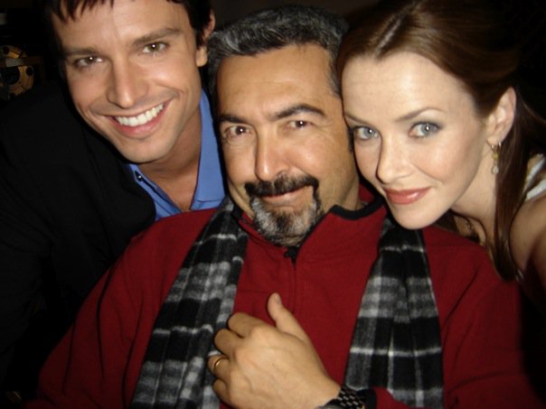 Annie Wersching with Jon Cassar and Jason Behr
