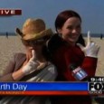 Annie Wersching Earth Day Beach Cleanup