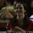Annie Wersching Celebrity Softball catcher