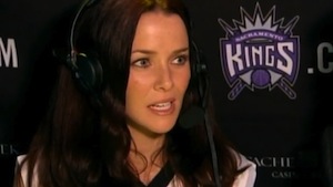 Annie Wersching Sacramento Kings 24 Night Jan30 2010