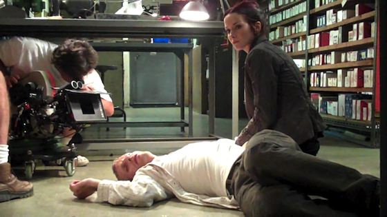 Annie Wersching - Behind the Scenes of 24 Season 8 Episode 5