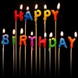 Happy Birthday candles