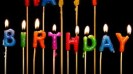 Happy Birthday candles