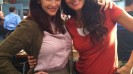 Annie Wersching and Angie Harmon on Rizzoli and Isles set