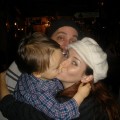 Annie Wersching and family at McNally's Irish Pub