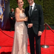 Annie Wersching and Stephen Full at 2014 Creative Arts Emmy Awards - 1