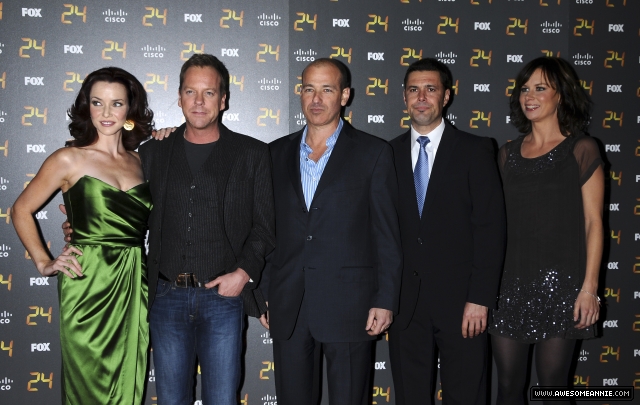 Annie Wersching, Keifer Sutherland, Howard Gordon, Carlos Bernard and Mary Lynn Rajskub