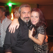 Annie Wersching and Jon Cassar at 24 Series Finale Party