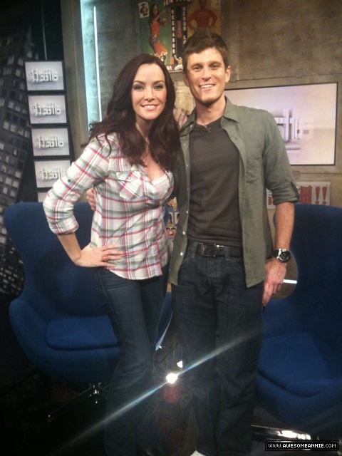 Annie Wersching with Kevin Pereira
