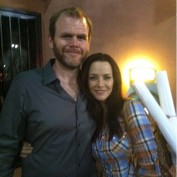 Annie Wersching and Michael Maize at premiere of The Casserole Club