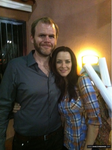 Annie Wersching and Michael Maize at premiere of The Casserole Club