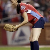 Annie Wersching at Taco Bell All-Star Legends & Celebrity Softball Game 2009