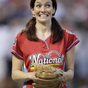 Annie Wersching at Taco Bell All-Star Legends & Celebrity Softball Game 2009