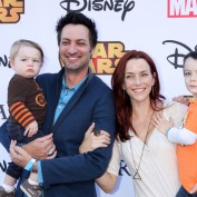 Annie Wersching and family attend Disney's VIP Halloween event