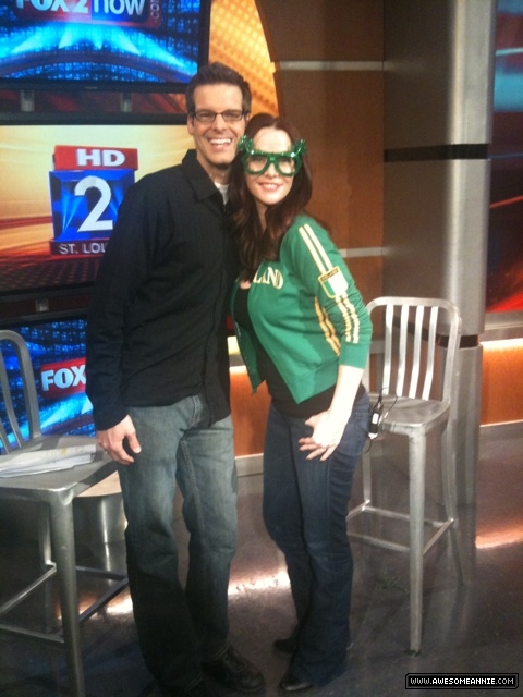 Annie Wersching on FOX 2 News St. Louis Morning Show with Tim Ezell
