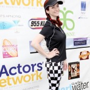 Annie Wersching poses at Hack n Smack Celebrity Golf Tournament 2011