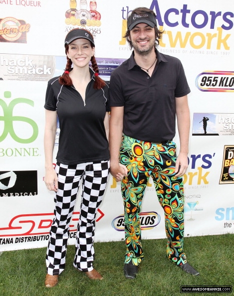 Annie Wersching and Stephen Full at 2011 Hack n' Smack Celebrity Golf Tournament