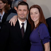 Annie Wersching and Carlos Bernard at Walk of Fame