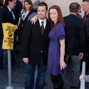 Annie Wersching and Carlos Bernard attend Kiefer's Walk of Fame Ceremony