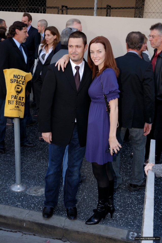 Annie Wersching and Carlos Bernard attend Kiefer's Walk of Fame Ceremony