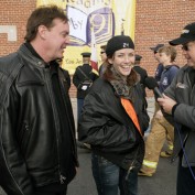 Annie Wersching with Mark Kriski, and Sam Rubin at 24th Annual Love Ride