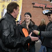 Annie Wersching with Mark Kriski, and Sam Rubin at 24th Annual Love Ride